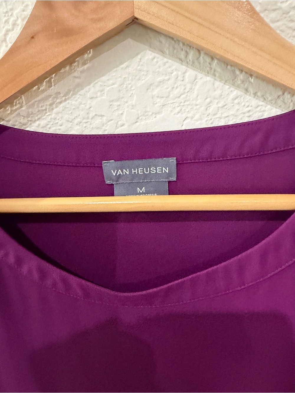 Van Heusen Deep Blouse Purple - Picture 3 of 3